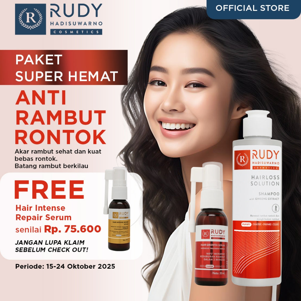 [BUNDLE] Rudy Hadisuwarno Hairloss Solution Basic Care