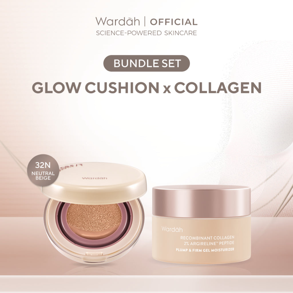 Wardah Colorfit Perfect Glow Cushion 15 g - Medium-High Coverage Hingga 12 Jam Dengan SPF 40 PA - Dilengkapi Dengan Glow Perfecting Pigment & Skincare-infused CICA + Hydra B-Glucan - Hasil Akhir Glowing - Makeup