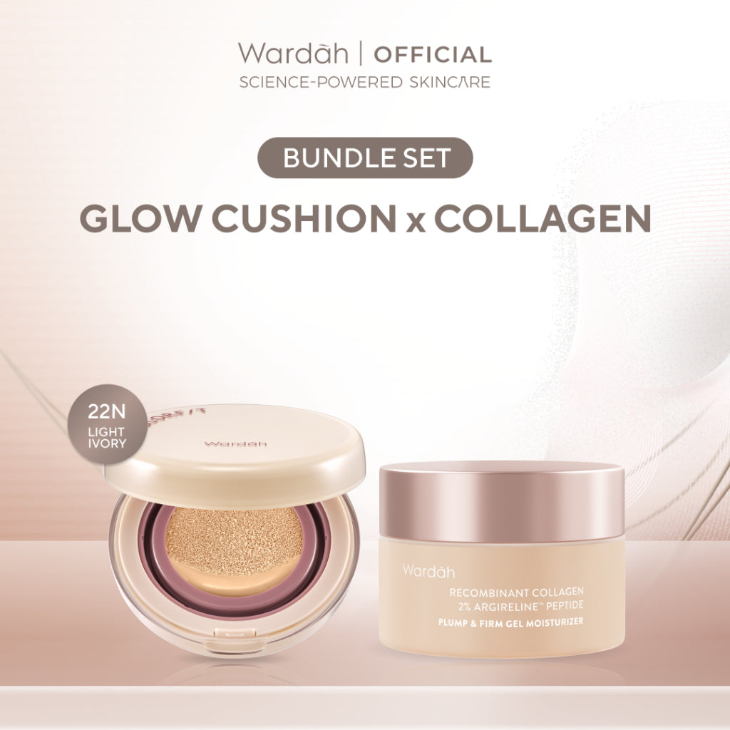Wardah Colorfit Perfect Glow Cushion 15 g - Medium-High Coverage Hingga 12 Jam Dengan SPF 40 PA - Dilengkapi Dengan Glow Perfecting Pigment & Skincare-infused CICA + Hydra B-Glucan - Hasil Akhir Glowing - Makeup