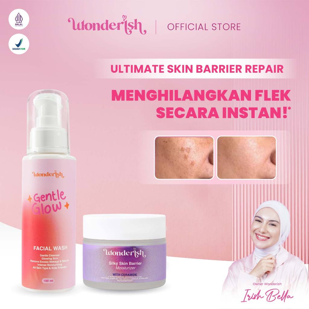 Bundling Facial Wash + Moisturizer Barierr By Irish Bellaa