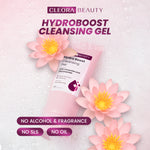 [2IN1 COMBO] Cleora Paket Glow & Hydrating - Calendula Body Lotion Dan Cleora Hydro Boost Cleansing Gel Skincare Wanita Pria Handbody Brightening Memudarkan Bekas Luka Eksim Butter Pemutih Facial Wash Sabun Cuci Muka Pembersih Wajah Cleanser Pencuci Face