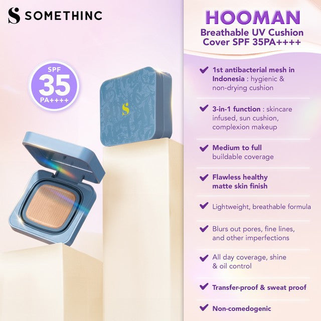 [WAREHOUSE SALE] SOMETHINC Face Base Makeup (COPY PASTE Breathable Cushion, BADASS Breathable Full Coverage 12HR Serum Foundation, Hooman Breathable UV Cushion Cover SPF35 PA++++, DNA Airbrush Breathable Powder Foundation, Dolce Pro Face Palette)