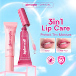 Glowsophy Watermelon Daily Lip SPF 50 PA++++ - Melindungi dari sinar UVB dan UVA, Menjaga bibir tetap lembap, lembut, dan sehat, Kilau natural untuk bibir lembut dan tampak sehat sepanjang hari