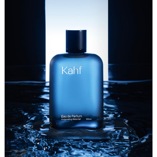 NEW LAUNCH EDP! Kahf Invigorating Waterfall Parfum Series (Eau de Parfum 100 ml + Eau de Toilette 35 ml) - Fragrance EDP EDT Crisp Cypress, Grapefruit, Cedarwood - Parfum Maskulin Pria Lokal Wangi Tahan Lama Segar Kayu Citrus Fresh Woody