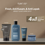 [EXCLUSIVE BUNDLE FOR MATARAM AREA] Kahf 4in1 Paket Paket Fresh, Anti Kusam, & Anti Lepek (Face Wash + Sunscreen + Pomade + Body Wash) - Approved by Barber & Suitable for Daily Use