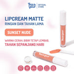 [FAV PICKS] This Is Your - Natural Ombre Cheerful Matte Lipcream | Lipcream yang membantu Melembabkan Bibir, Transferproof, Long Lasting, Tekstur Creamy, Mengandung vitamin C dan vitamin E, tidak membuat Bibir Kering