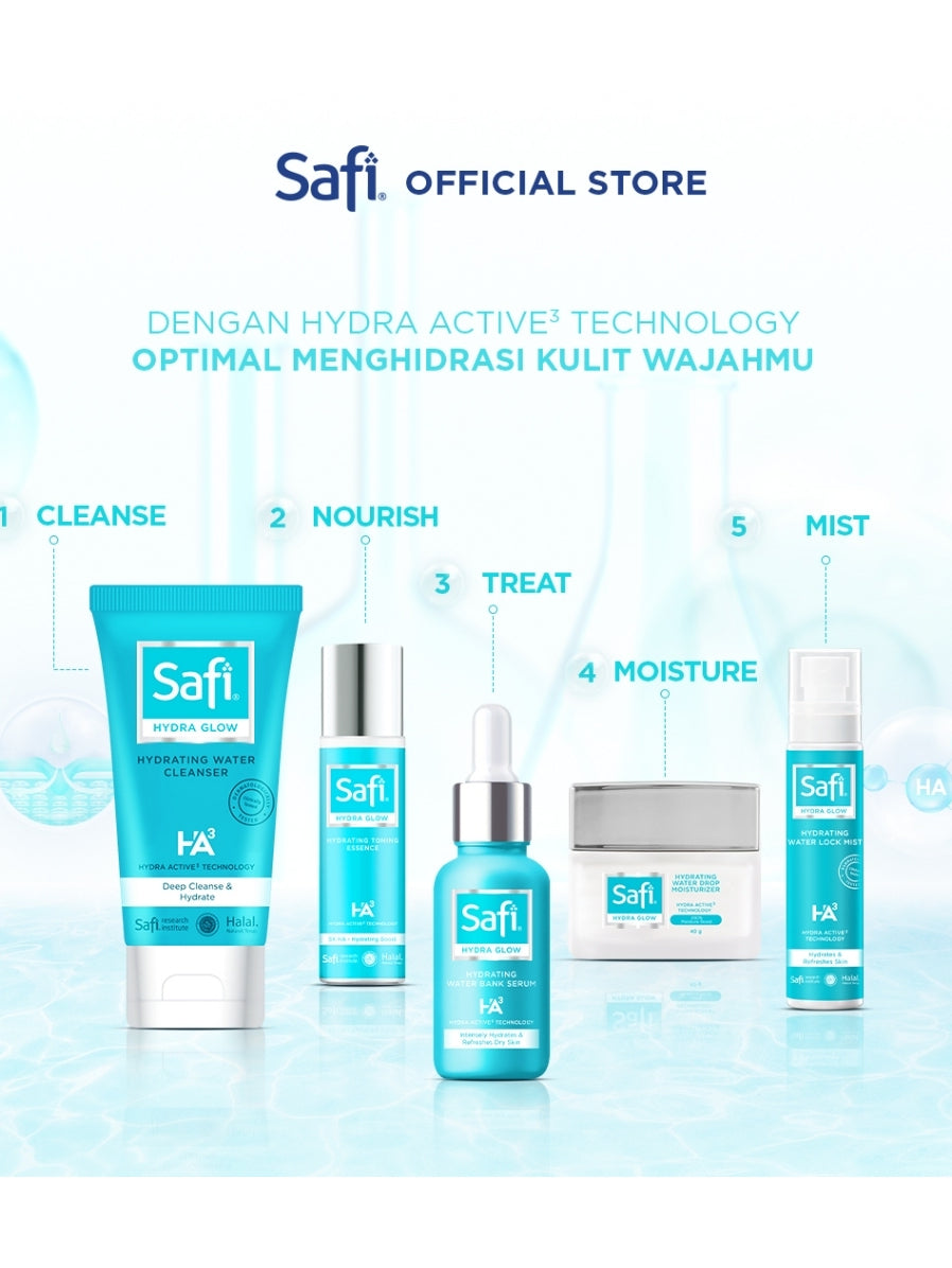 Safi Hydra Glow Hydrating Water Cleanser 125gr - Pembersih Wajah