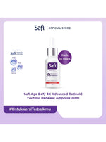 Safi Age Defy 3X Advanced Retinoid - Youthful Renewal Ampoule 20ml - Serum Wajah untuk Kulit Glowing | Better Than Retinol
