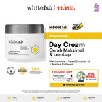 Whitelab Day Cream Brightening  - Pelembap Krim Pagi Pencerah Wajah Untuk Kulit Oily N-Dose+ 2.0