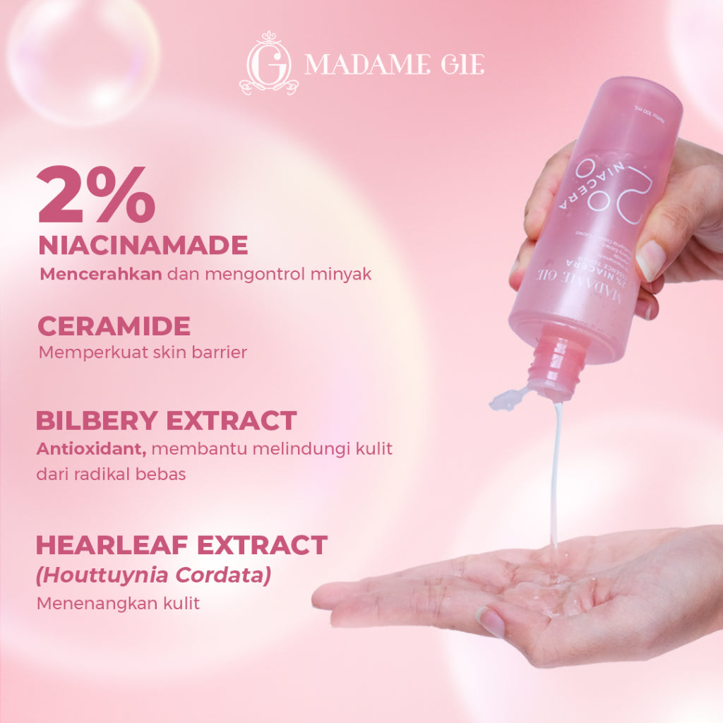 [FLASH SALE] 2% Niacera Essence Toner - Skincare Toner Mencerahkan dan Melembabkan