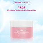 Glowsophy Watermelon Brightening Moisturizer Gel 100ml - Pelembab Wajah Ringan Mencerahkan Kulit dan Meratakan Warna Kulit Kusam Krim Siang dan Malam Perawatan Kulit Ekstrak Watermelon Pelembab Esensi Wajah Perawatan Kulit Pembersih