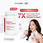 NEWLAB Brightlogy C-Gluta 360 | Minuman Glutathione BPOM untuk Pemutih Badan | Glutathione Whitening 15 Sachet