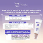 Finally Found You! Acne ProtecTea Physical Sunscreen SPF 30 PA++++ 50g | Sunscreen Wajah untuk Kulit Berjerawat & Sensitif