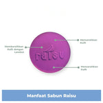 Raisu Brightening Soap Bar (Niacinamide) - Sabun Pencerah Kulit 1pc 50gr