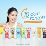 Hanasui Vita Smoothies Body Spa Gel Eksfoliasi Tubuh Strawberry 130 ml