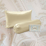 BUNDLE Sarung Bantal dan Guling Set PREMIUM Satin Silk Beauty Boost Pillowcase dan Bolster Case (Standard Size)