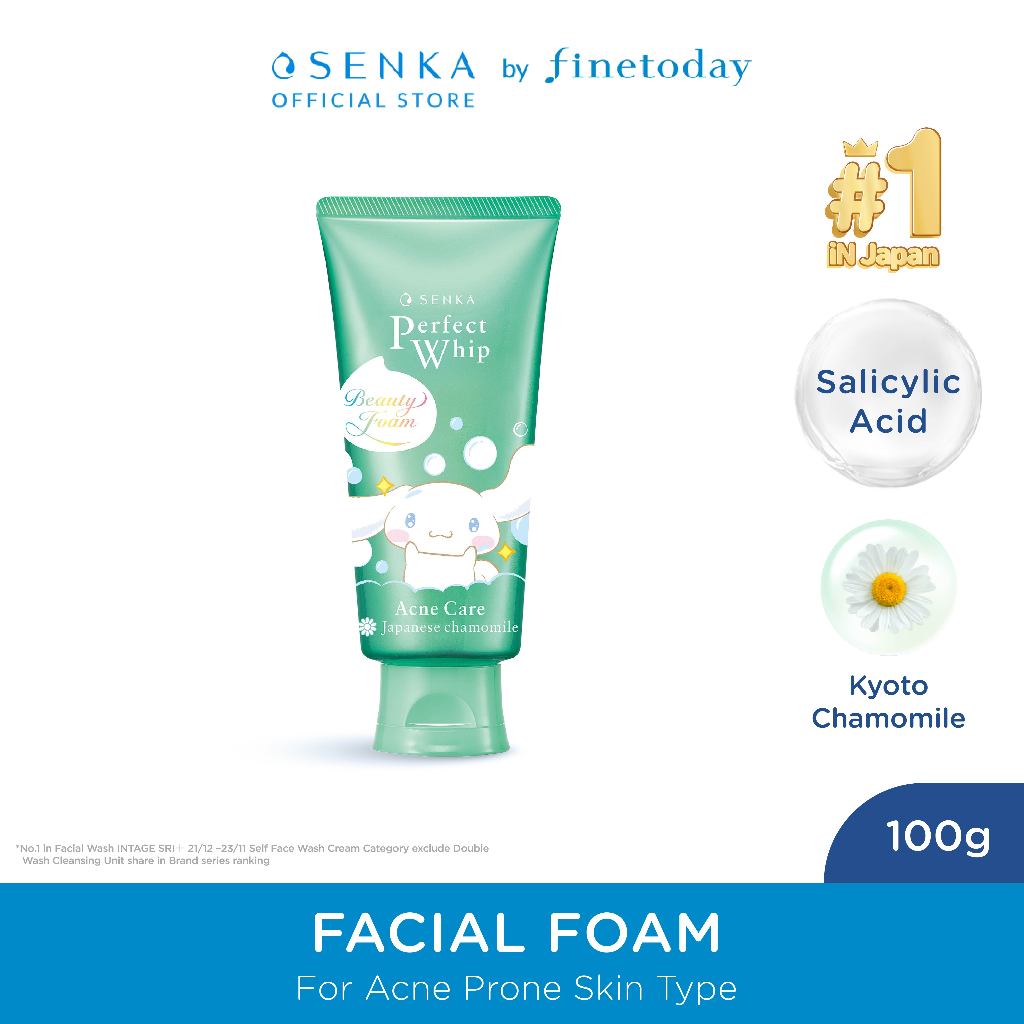 SENKA Perfect Whip Acne Care Cinnamoroll Edition 120gr