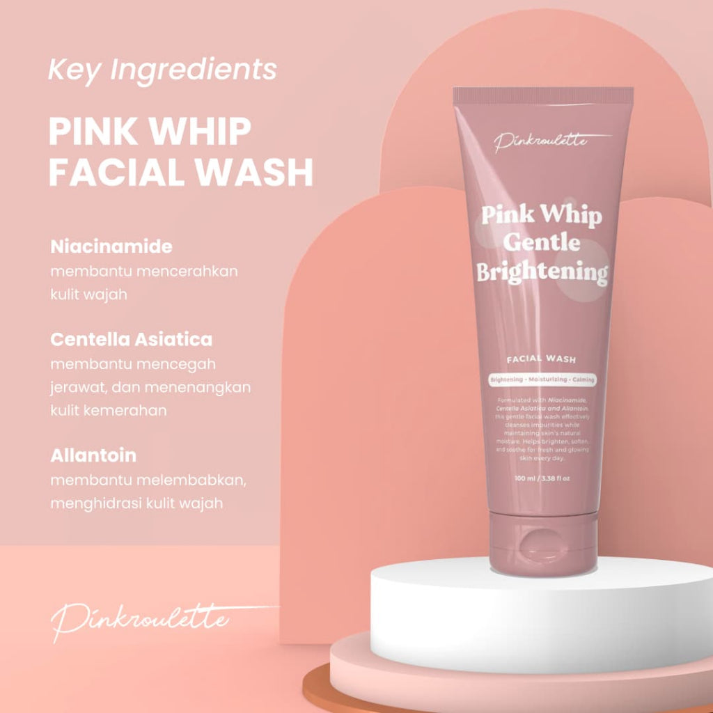 Pinkroulette - Pink Whip Gentle Brightening Facial Wash