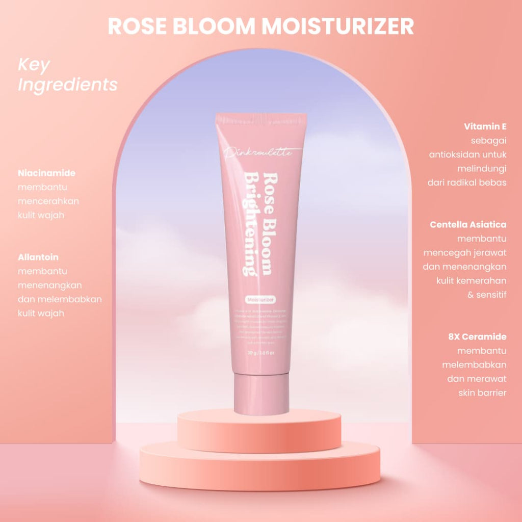 Pinkroulette - Rose Bloom Brightening Moisturizer 30gr