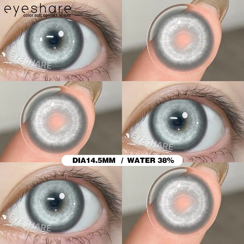 Eyeshare Softlens Madrio Softlens 1Pasang 14.0mm Purple Blue Brown Red Softlens