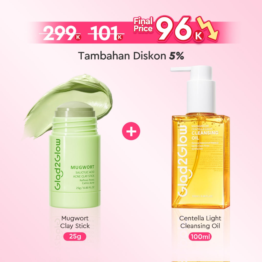 [Ready Stock]Glad2Glow Madagascar Centella Light Cleansing Oil 100ml/200ml micellar water pembersih wajah Penghapus riasan lembut tanpa iritasi Menghapus riasan tahan air dengan cepat dan menyegarkan muka wajah g2glow official store