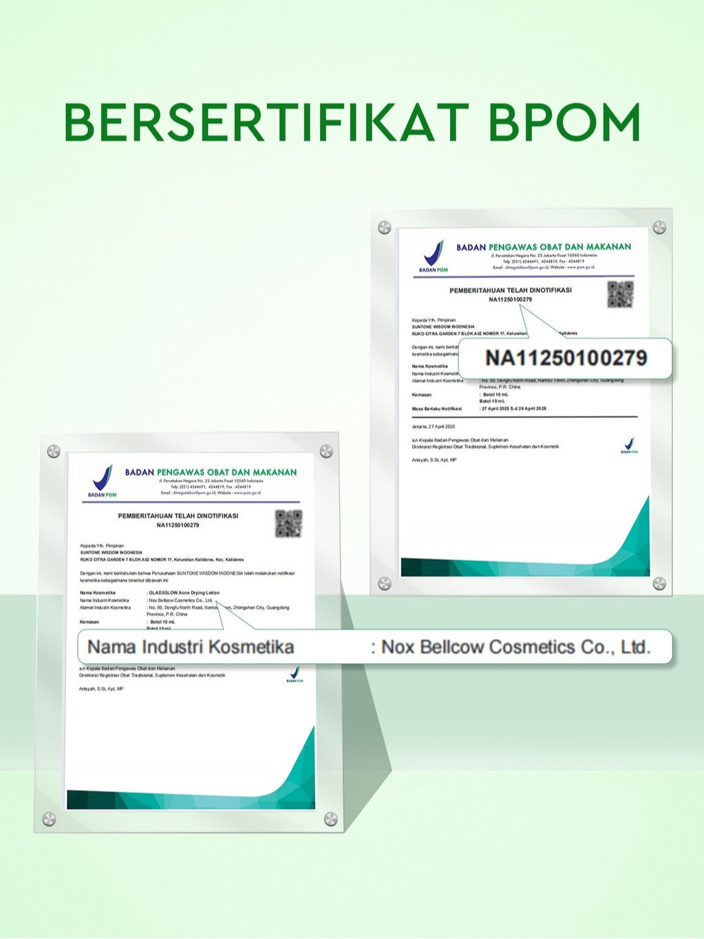 GLAD2GLOW Acne Drying Lotion Mengeringkan Jerawat 8 Jam Dengan Sulfur BHA & Bahan Alami Instant Acne Care Acne Gel Patch Spot Jerawat Serum Moisturizer Acne Skincare Wajah face wash facial Salicylic Acid Niacinamide g2glow official store