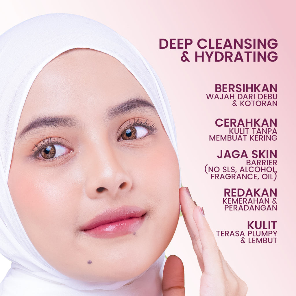 [2IN1 COMBO] Cleora Paket Glow & Hydrating - Calendula Body Lotion Dan Cleora Hydro Boost Cleansing Gel Skincare Wanita Pria Handbody Brightening Memudarkan Bekas Luka Eksim Butter Pemutih Facial Wash Sabun Cuci Muka Pembersih Wajah Cleanser Pencuci Face