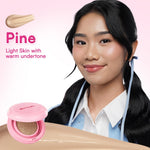 Glowsophy Bundle 4in1 Fresh & Flawless Set Low ph Cleanser + Glow Cushion + Lip SPF + Bearberry Tinted Sunscreen - Melindungi dari sinar UVB dan UVA, Pembersih Wajah