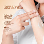 [2IN1 COMBO] Cleora Paket Glow & Hydrating - Calendula Body Lotion Dan Cleora Hydro Boost Cleansing Gel Skincare Wanita Pria Handbody Brightening Memudarkan Bekas Luka Eksim Butter Pemutih Facial Wash Sabun Cuci Muka Pembersih Wajah Cleanser Pencuci Face