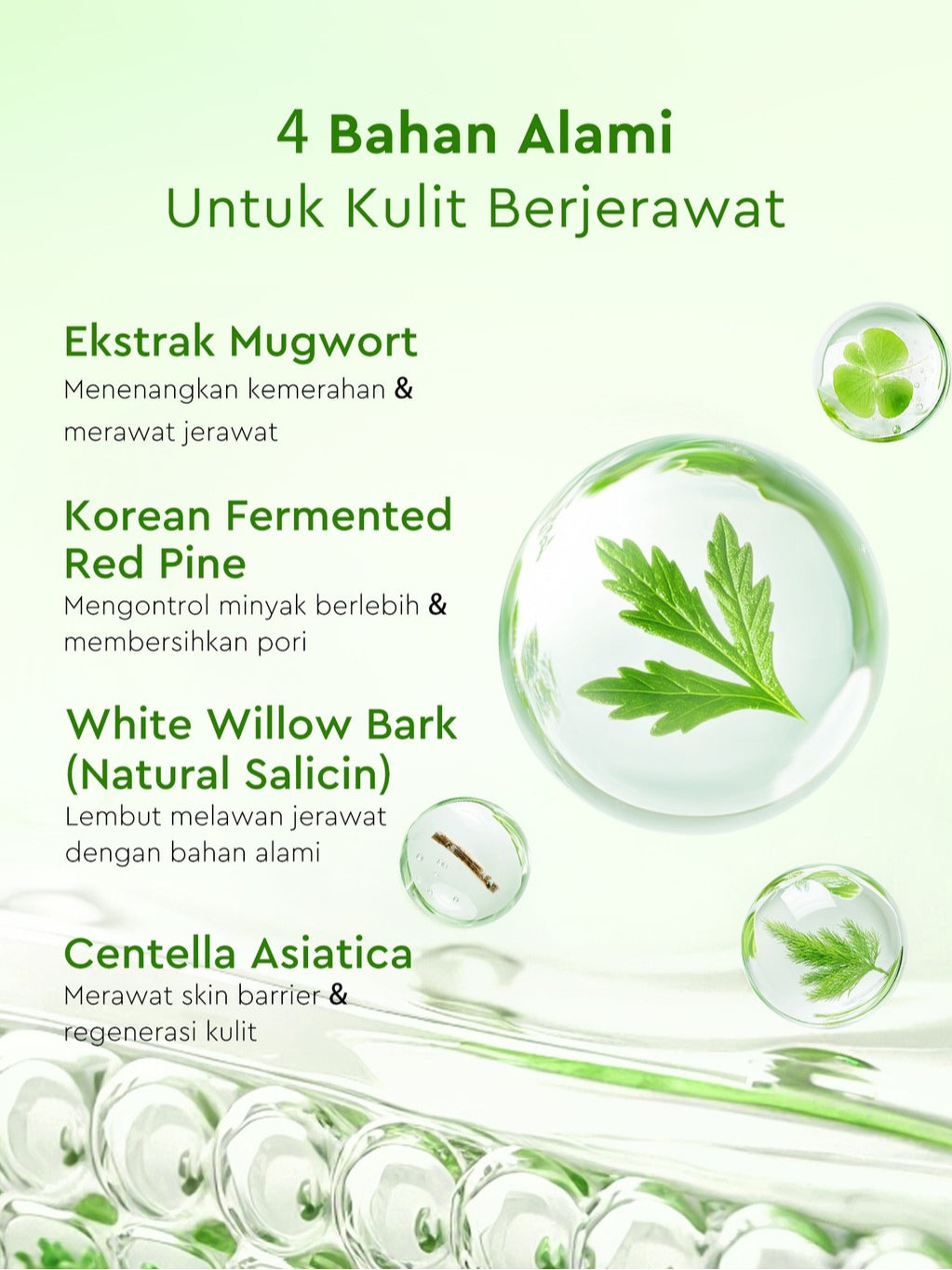 Glad2Glow Mugwort Acne Gel Mask 50g Masker Wajah Masker Komedo dan Pori Pori Wajah Masker Mask Sleeping Mask Sheetmask Clay Masker Jerawat Masker Clay Mask Mugwort Masker Hijau Masker Organik Gel Masker G2G masker wajah mencerahkan G2glow Official