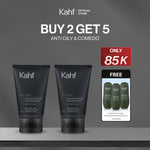 [SPECIAL 11.11 : B2G5 - KAHF BUNDLE 2IN1 PAKET FACIAL WASH] Complete Acne Care & Brightening Face Wash Pack 100 ml isi 2 pcs - Wajah Glowing, Cerah, Anti Ketarik, & Bebas Kusam - Bundle Perawatan Wajah Pria - Kombinasi Sabun Cuci Muka Sesuai Kondisi Kulit