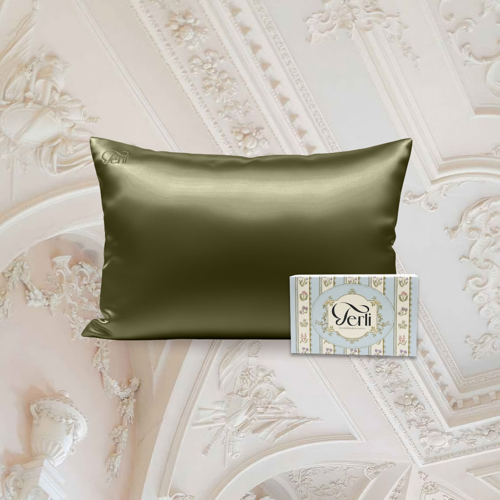 Sarung Bantal PREMIUM Satin Silk Terli Beauty Satin Silk Pillowcase Adem Halus Anti Jerawat Beauty Boost Pillowcase