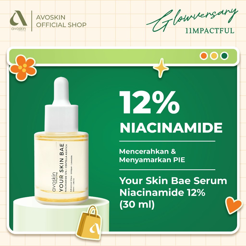 Serum Avoskin Your Skin Bae Niacinamide 30ml-Mencerahkan Kulit
