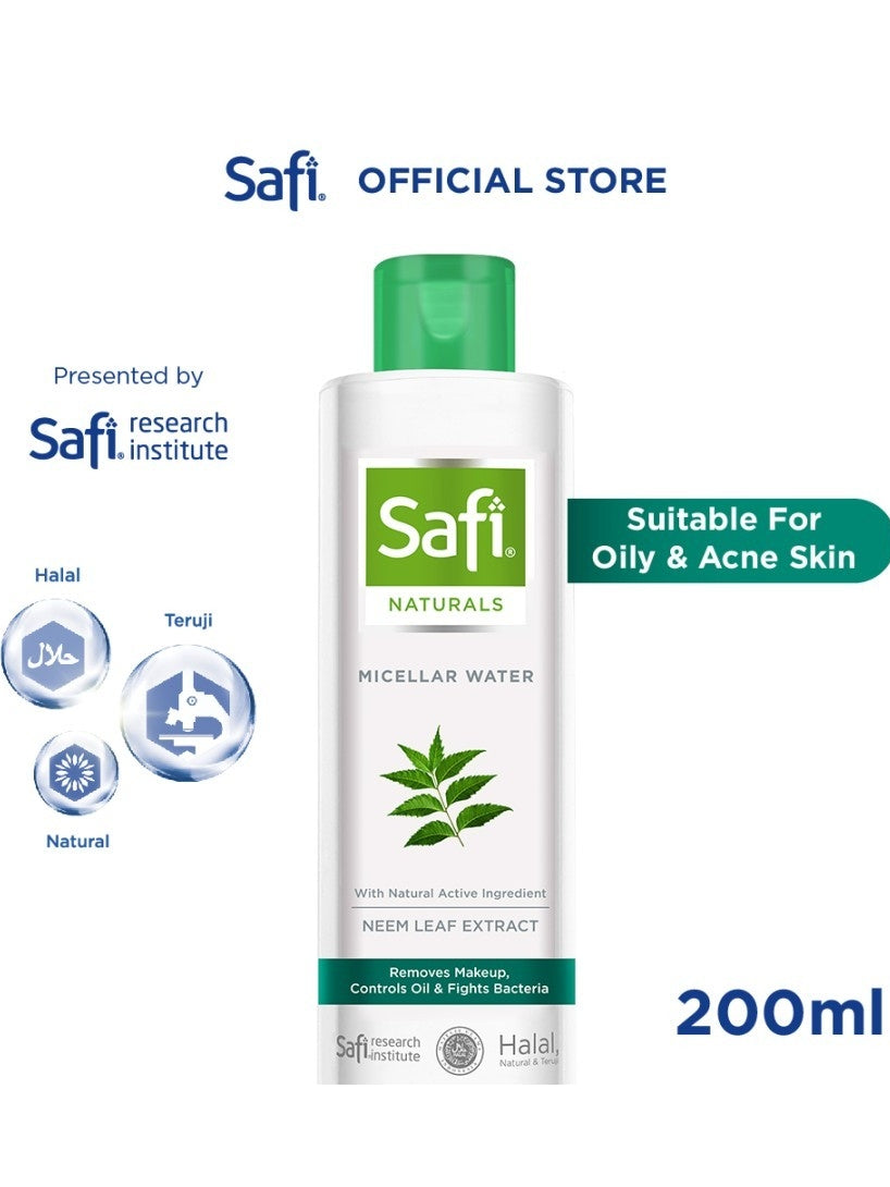 Safi Naturals Micellar Water With Neem 200ml