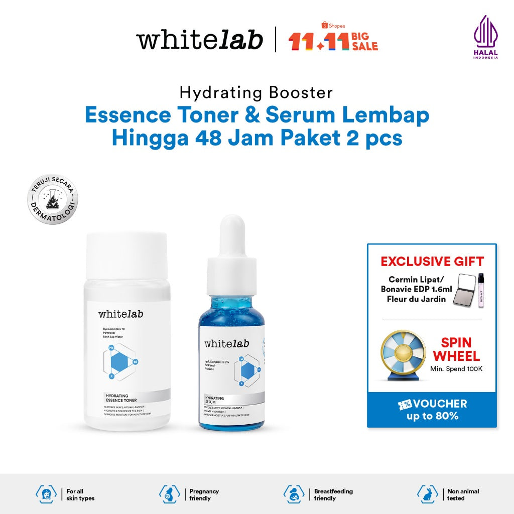 Whitelab 2 pcs Set Toner + Serum