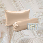 BUNDLE Sarung Bantal dan Guling Set PREMIUM Satin Silk Beauty Boost Pillowcase dan Bolster Case