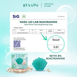 [NEW PACKAGING] Bynads Pearl Shine Glow Brightening Soap With 8% Niacinamide Sabun Batang Pencerah Badan Dan Wajah Face Soap By Bynads
