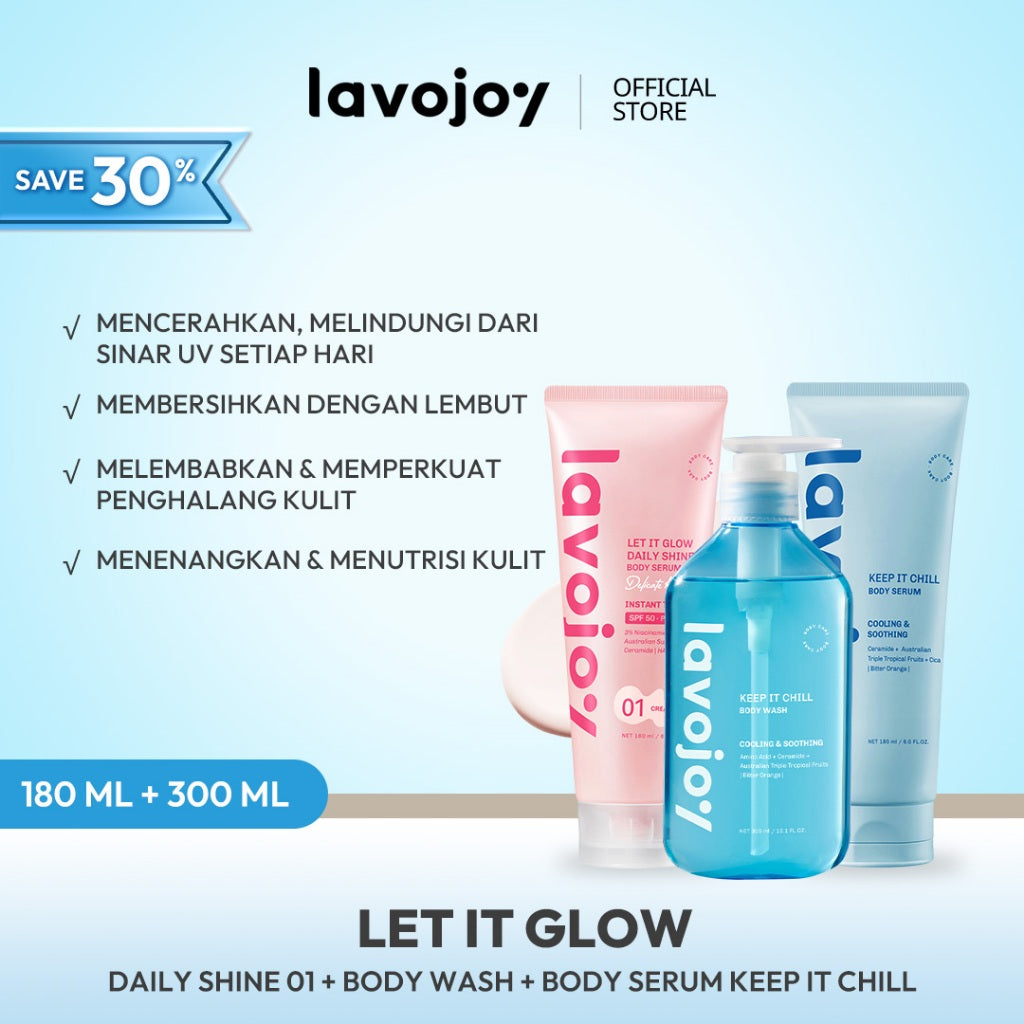Lavojoy Keep It Chill Body Serum 180ml | Calm Down And Hydrate Skin | Body Lotion | Sensasi Dingin | Menenangkan Kulit | Memperkuat Skin Barrier | Ceramide + Centella Asiatica + Mint Extracts