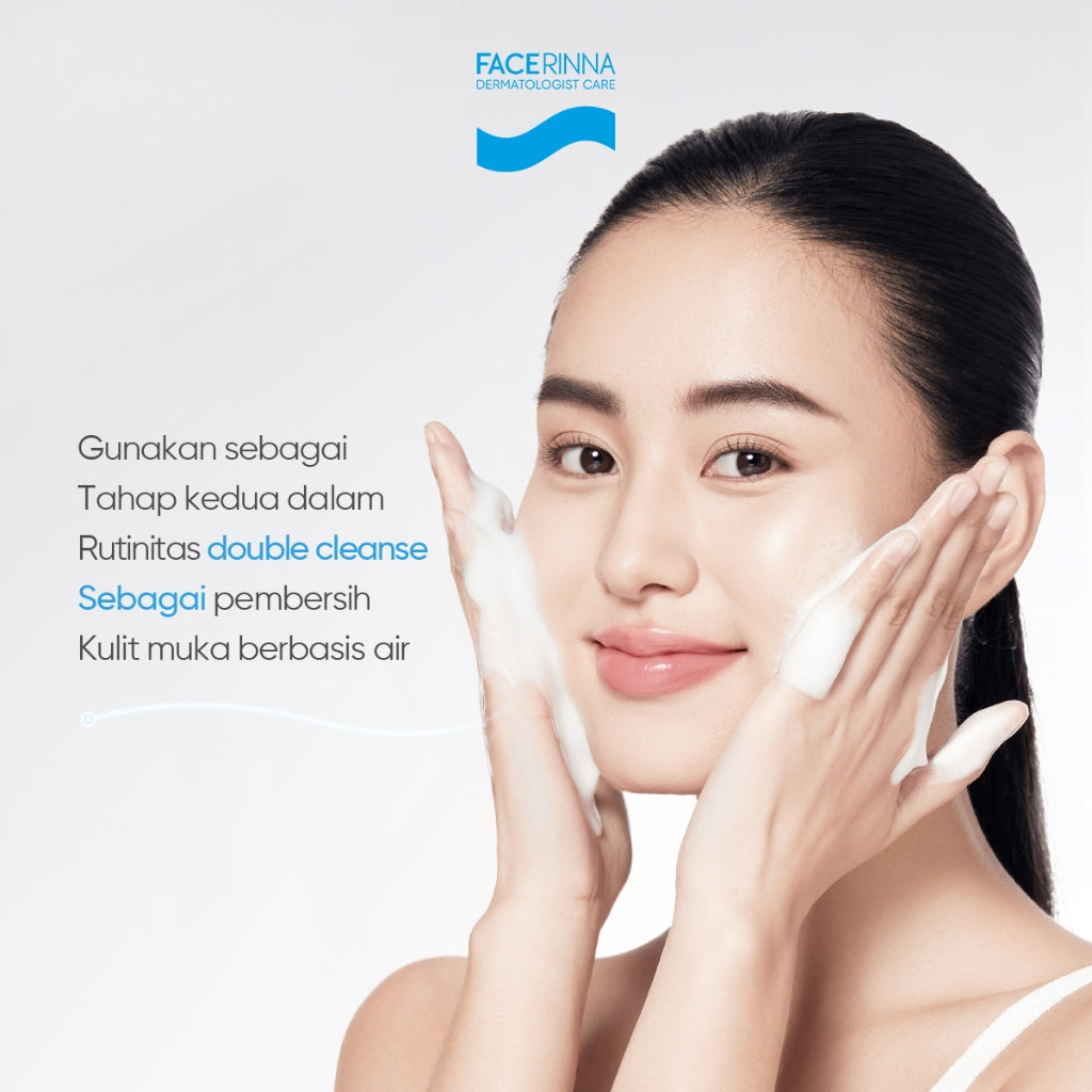 FACERINNA Low pH B5 Gentle Cleanser 70ml / 120ml | Skin Barrier Facial Wash Skincare Face Wash Sabun Cuci Muka Gentle untuk Kulit Sensitif Melembabkan & Memperbaiki Skin Barrier | Brightening Exfoliating Sabun Muka Pembersih Wajah Dengan Amino Acid