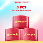 [NEW LAUNCH] Glowsophy Cica Glow Snail Moisturizer - Melembabkan kulit wajah, slimy-textured moisturizer, Membantu menenangkan kulit wajah , Mencerahkan wajah