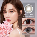 [0.00~-6.00]Magister Softlens 14~14.2mm Minus lensa mata softlens no ring natural 6Bulan Sepasang soflen