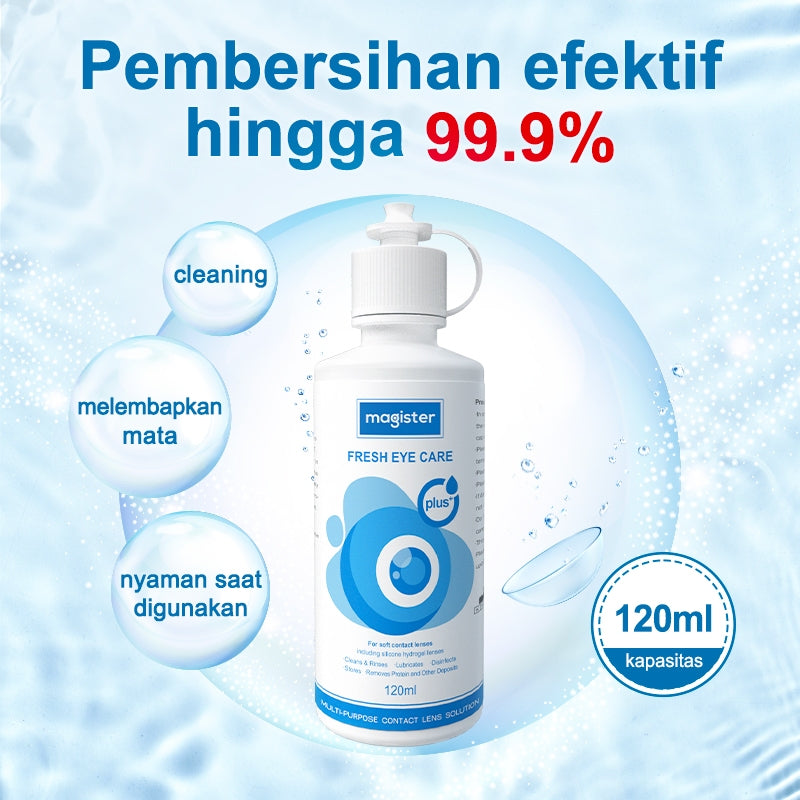 [MCN direkomendasikan]Magister soflens 1 paket lengkap air soflens dan Tweezer perawatan 14.0mm~14.5mm Softlens