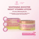 Noera Whitening Booster Night Vitamin Lotion | Hb Dosting Pencerah Kulit | Lotion Pemutih Kulit