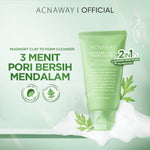 [NEW LAUNCH] ACNAWAY Mugwort Clay to Foam Cleanser 2-in-1 – Sabun Cuci Muka & Masker Wajah Anti Jerawat | Bersihkan Komedo, Mengurangi Minyak, Menenangkan Kulit Sensitif