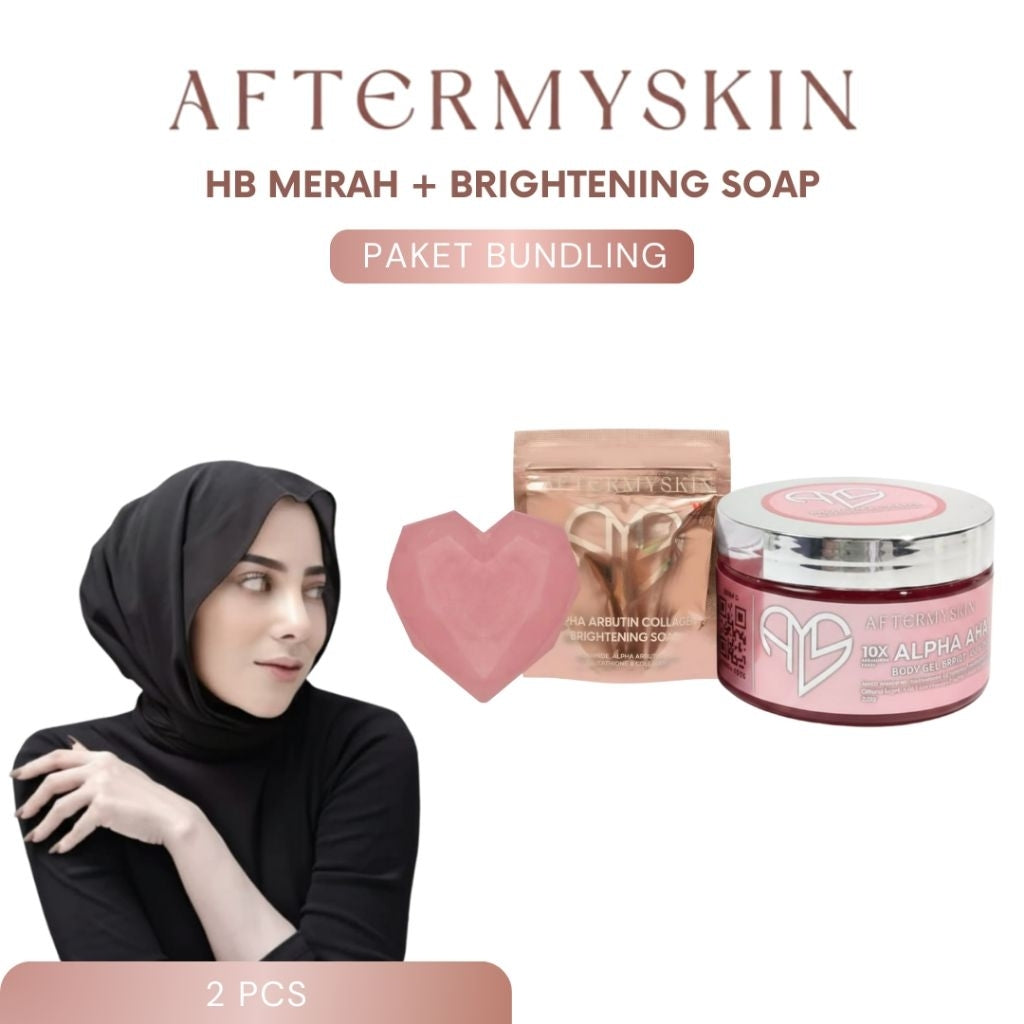 AFTERMYSKIN - Afterskin Bundling HB Merah Pot & Sabun