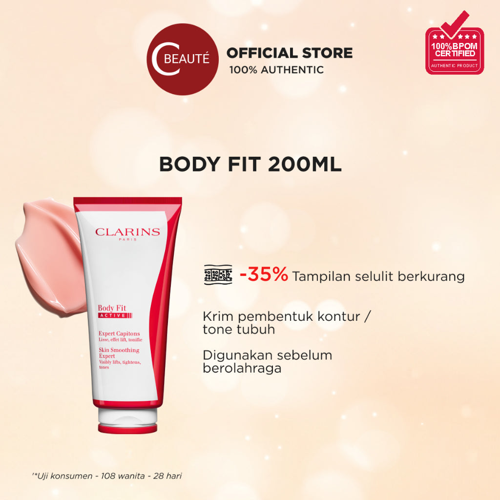 CLARINS Body Fit Anti-Cellulite Contouring Expert 200ml - Krim Anti Selulit Dan Kontur Tubuh