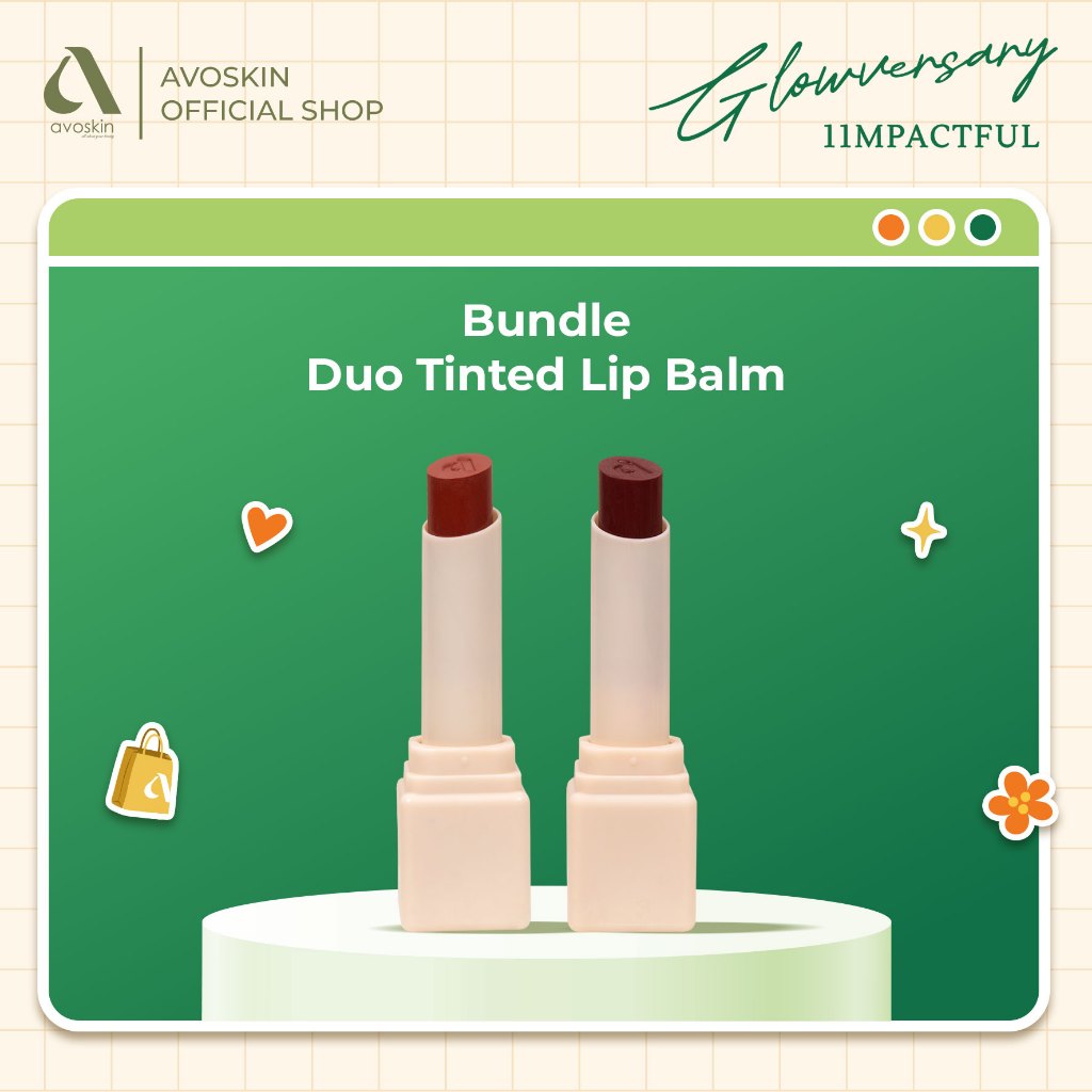 Paket Skincare Duo Tinted Lip Balm (2 pcs)