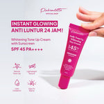 PinkRoulette - Tone Up Whitening Daycream Sunscreen SPF 45 PA++++ | Tinted Sunscreen, Krim Pencerah Wajah, Tone Up Cream