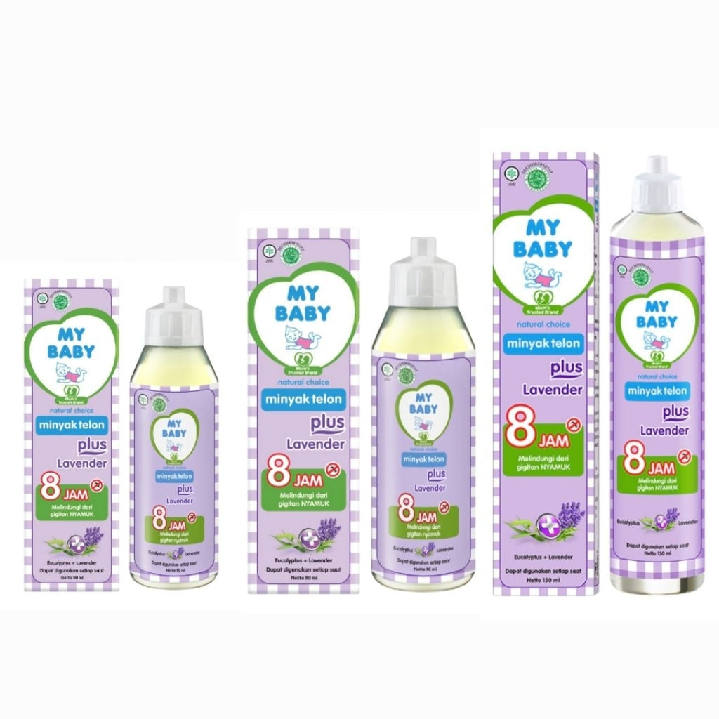 My Baby Minyak Telon Plus Lavender 60ml 90ml 120ml