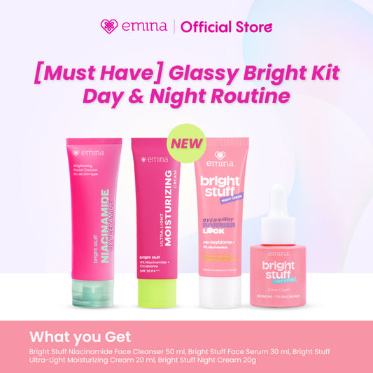 [MUST HAVE] EMINA GLASSY BRIGHT KIT